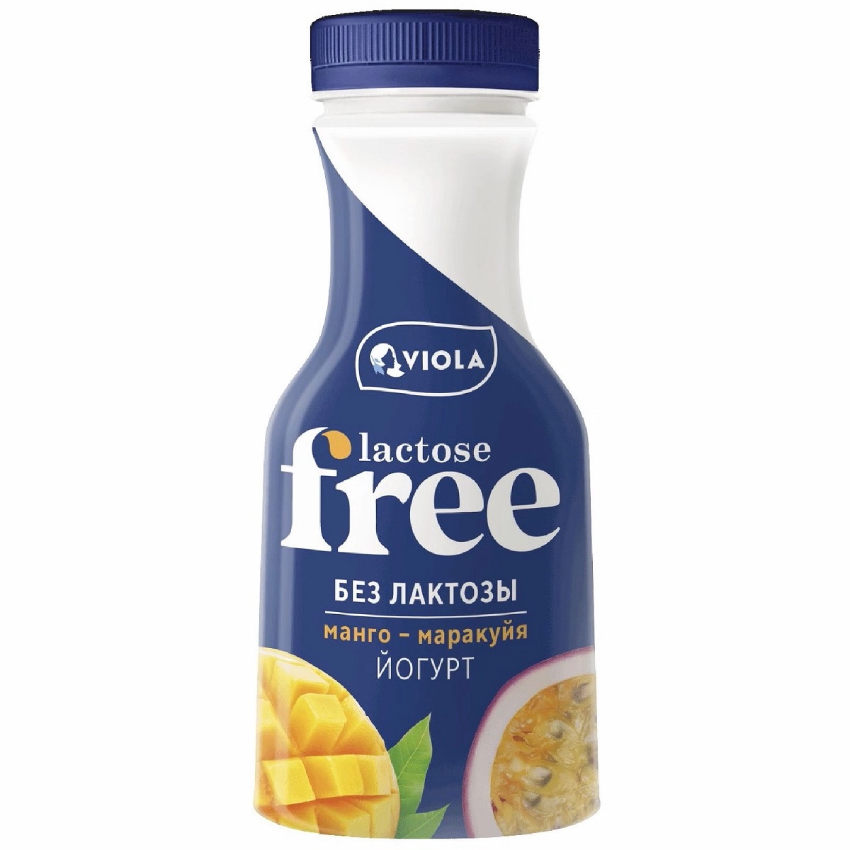 VIOLA FREE йогурт безлактозный питьевой Манго-Маракуйя 1.1% 270г VIOLA FREE йогурт безлактозный питьевой Манго-Маракуйя 1.1% 270г