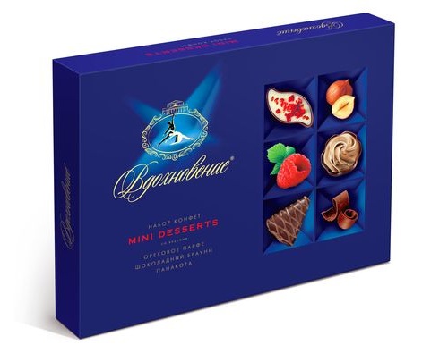Вдохновение Mini Desserts Ореховое пралине Шоколадный брауни Панакота 165г