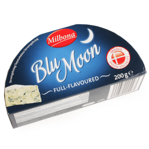 Milbona Blue Moon cыр Мильбона с голубой плесенью 200г