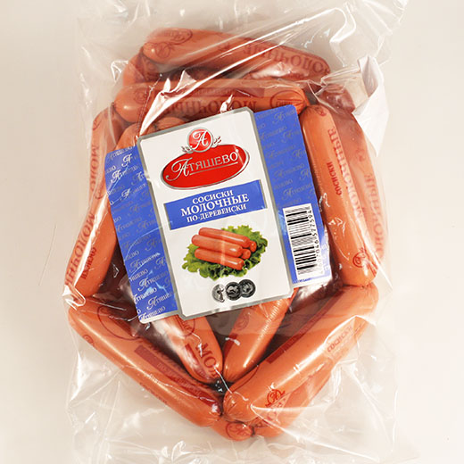 Атяшевский сосиски молочные По деревенски