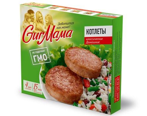 GURMAMA котлеты классические домашние, 300 гр., Россия