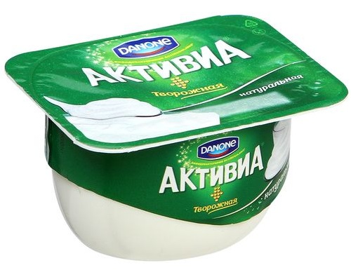 АКТИВИА Творожная Натуральная 130г 