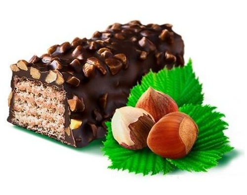 Вафли с халвой и орехами в шоколаде,Беларусь, 500 гр