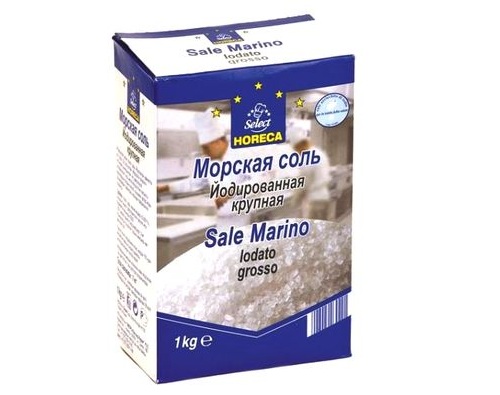 HS Sale Marino морская соль йодированная крупная, 1кг