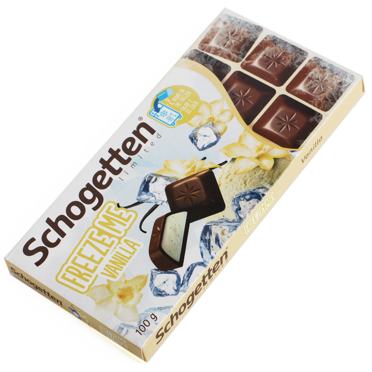 SCHOGETTEN  молочный шоколад с начинкой со вкусом бурбона и ванили 100г