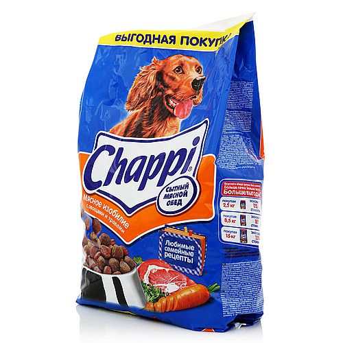 CHAPPI, сухой корм Мясное изобилие с овощами и травами, 600 г