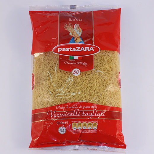Мак. изделия вермишель Pasta Zara, Италия 500 гр