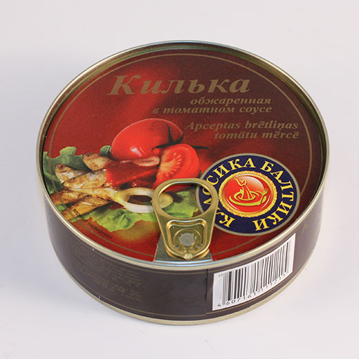 Килька обж. в томатном соусе, "Классика Балтики", Латвия 240 г.