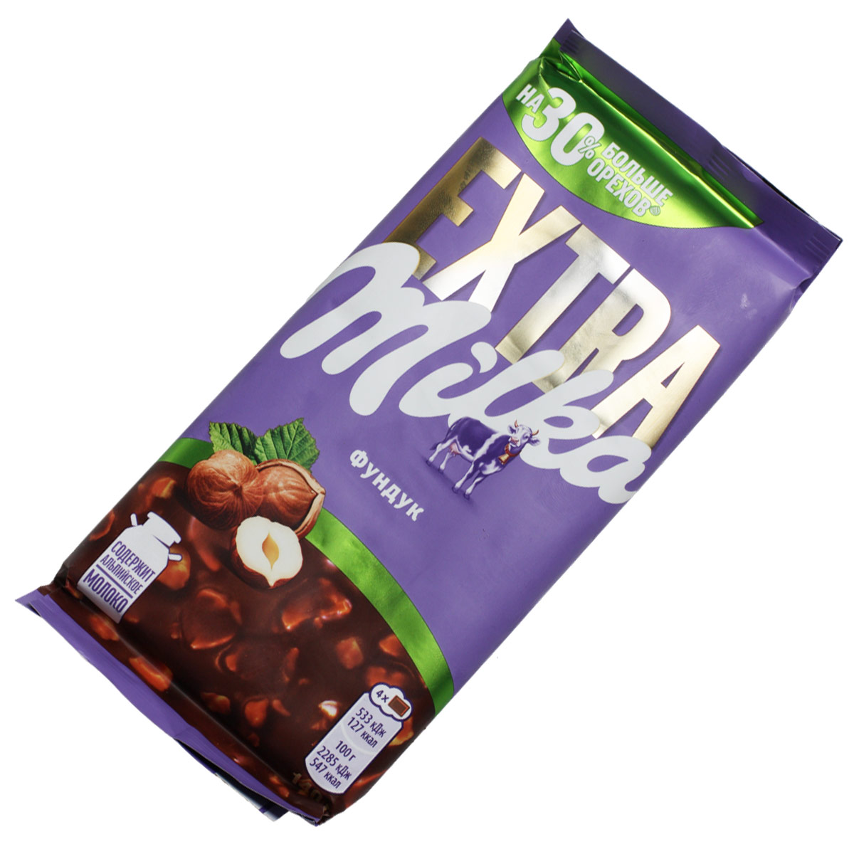 Шоколад молочный MILKA фундук 140г