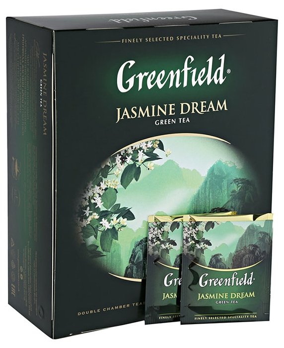 Чай Greenfield Jasmine Dream 100 X 2г 200г Чай Greenfield Jasmine Dream 100 X 2г 200г