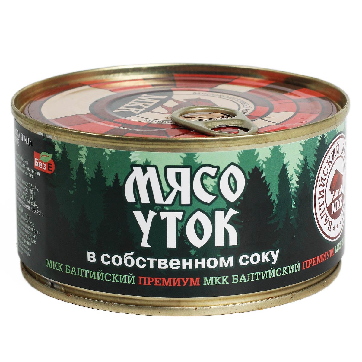 Мясо уток в собственном соку премиум 325г МКК Балтийский