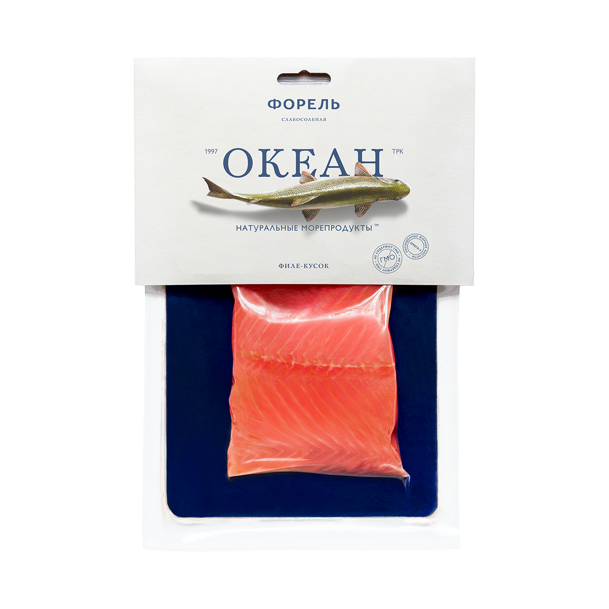 Форель слабой соли на коже ОКЕАН 170г