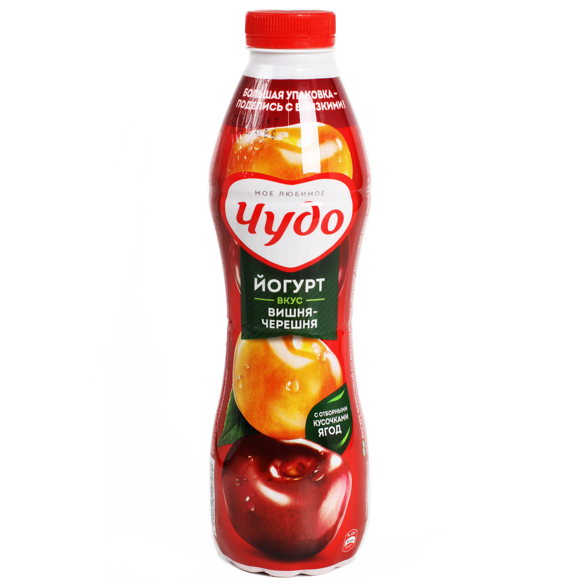 Чудо йогурт питьевой Вишня-черешня 1.9% 680г Чудо йогурт питьевой Вишня-черешня 1.9% 680г