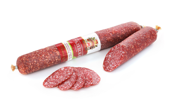 Колбаса сырокопченая особая Рублевская Гродненский МК