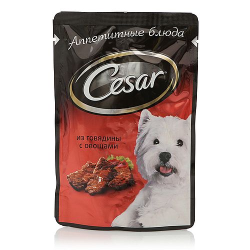 CESAR из Говядины с овощами, 100г