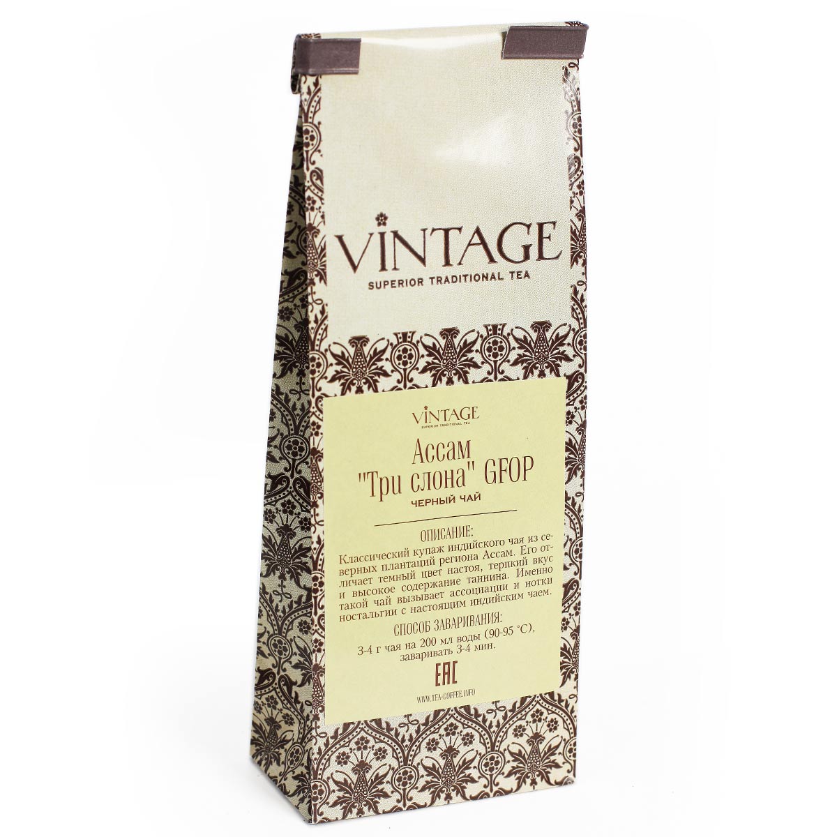 Чай черный Три Слона VINTAGE 50г