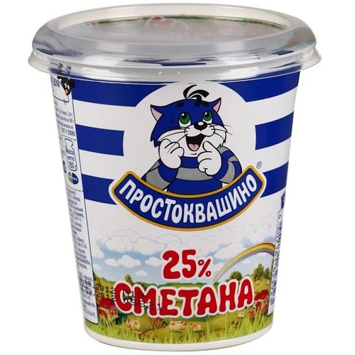 ПРОСТОКВАШИНО Сметана 25% 315г ПРОСТОКВАШИНО Сметана 25% 315г