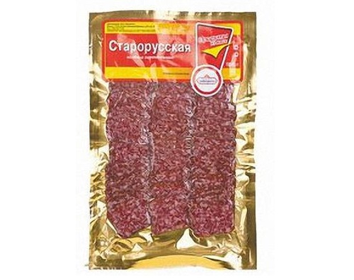 ЦАРИЦЫНО колбаса сырокопченая Cтарорусская нарезка 150г 