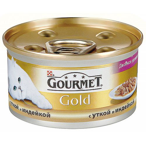 GOURMET GOLD с уткой и индейкой Гурмэ Голд Purina 85г