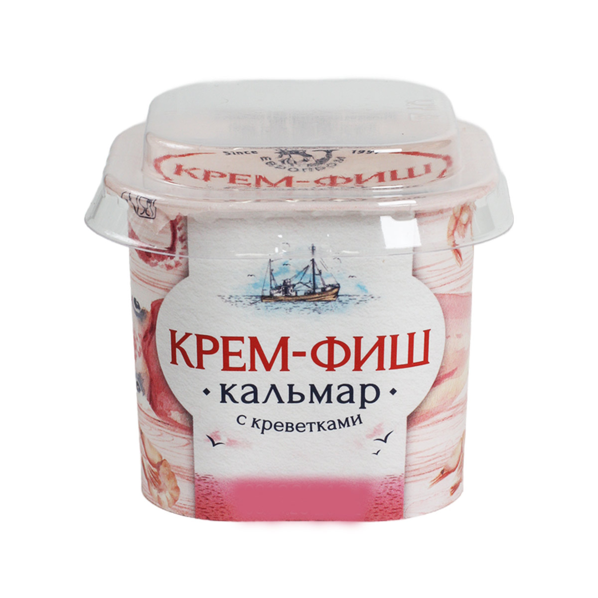 Паста Крем-фиш кальмар с креветками Европром 150г Паста Крем-фиш кальмар с креветками Европром 150г