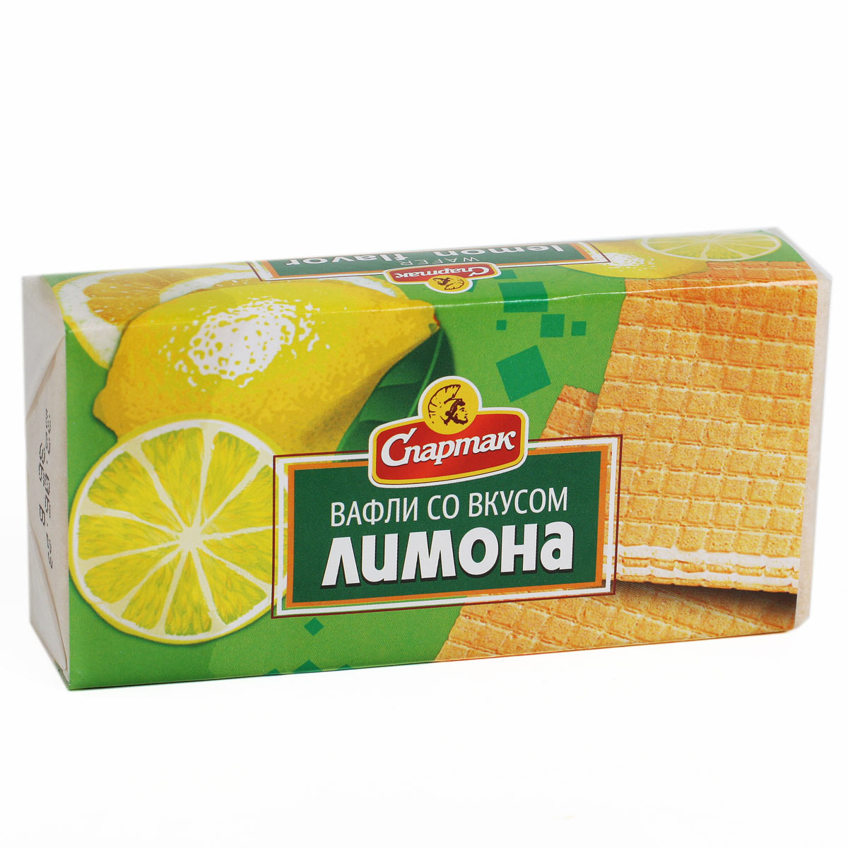 СПАРТАК Вафли со вкусом лимона 100г СПАРТАК Вафли со вкусом лимона 100г