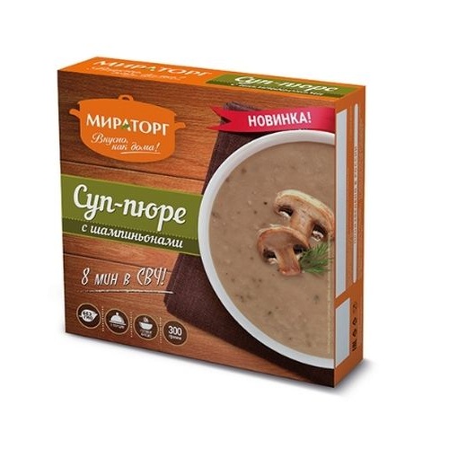 МИРАТОРГ Суп-пюре  с шампиньонами, 300г