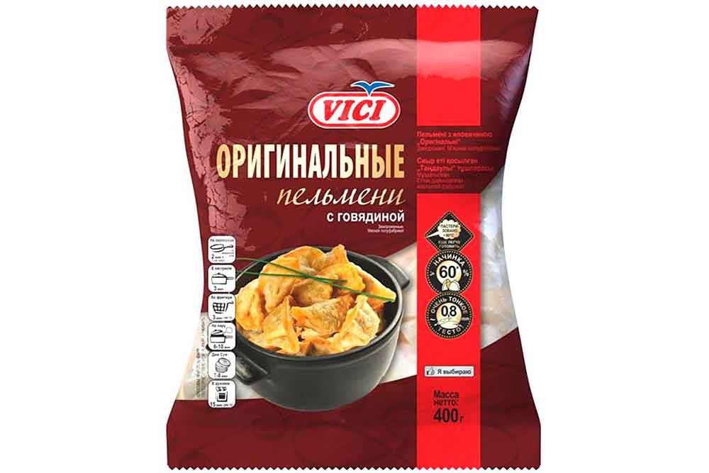 VICI пельмени с говядиной ВИЧИ 400г