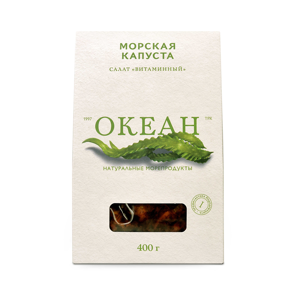 Салат из морской капусты Витаминный ОКЕАН 400г