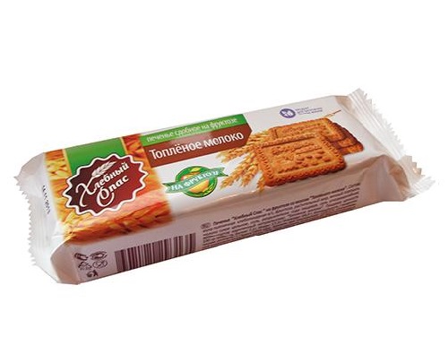 Хлебный спас печенье топленое молоко на фруктозе 134г
