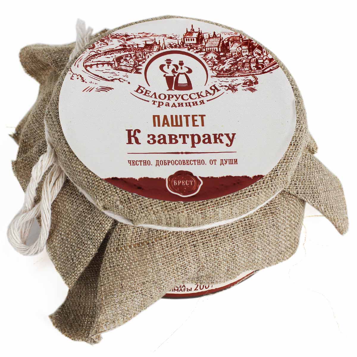 Белорусская Традиция паштет К завтраку 200г