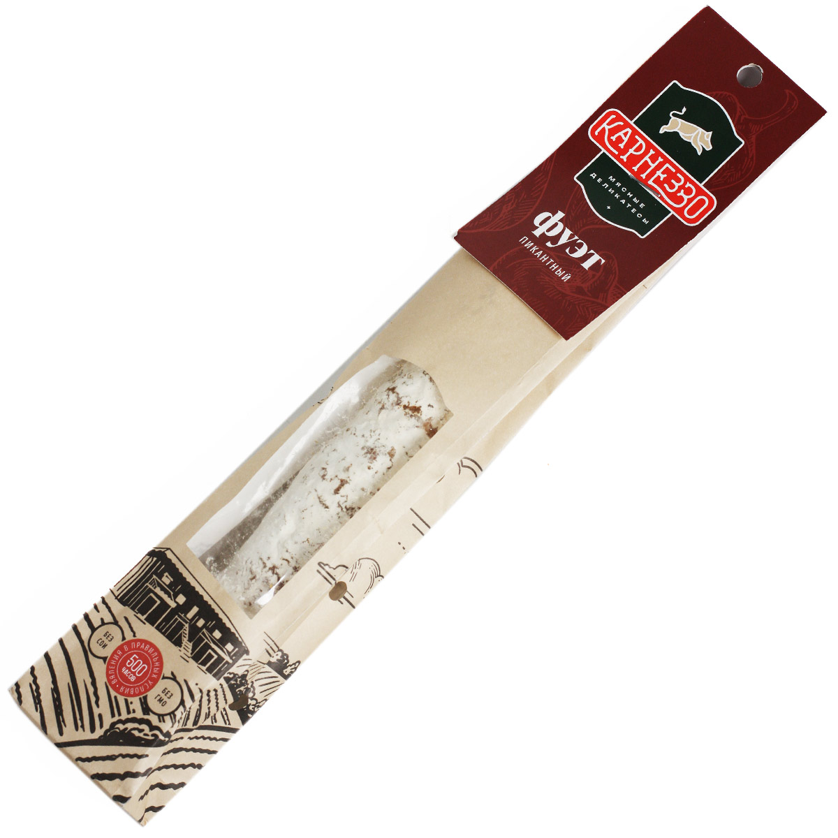 Колбаса фуэт классическая с благородной плесенью Карнеззо 120г