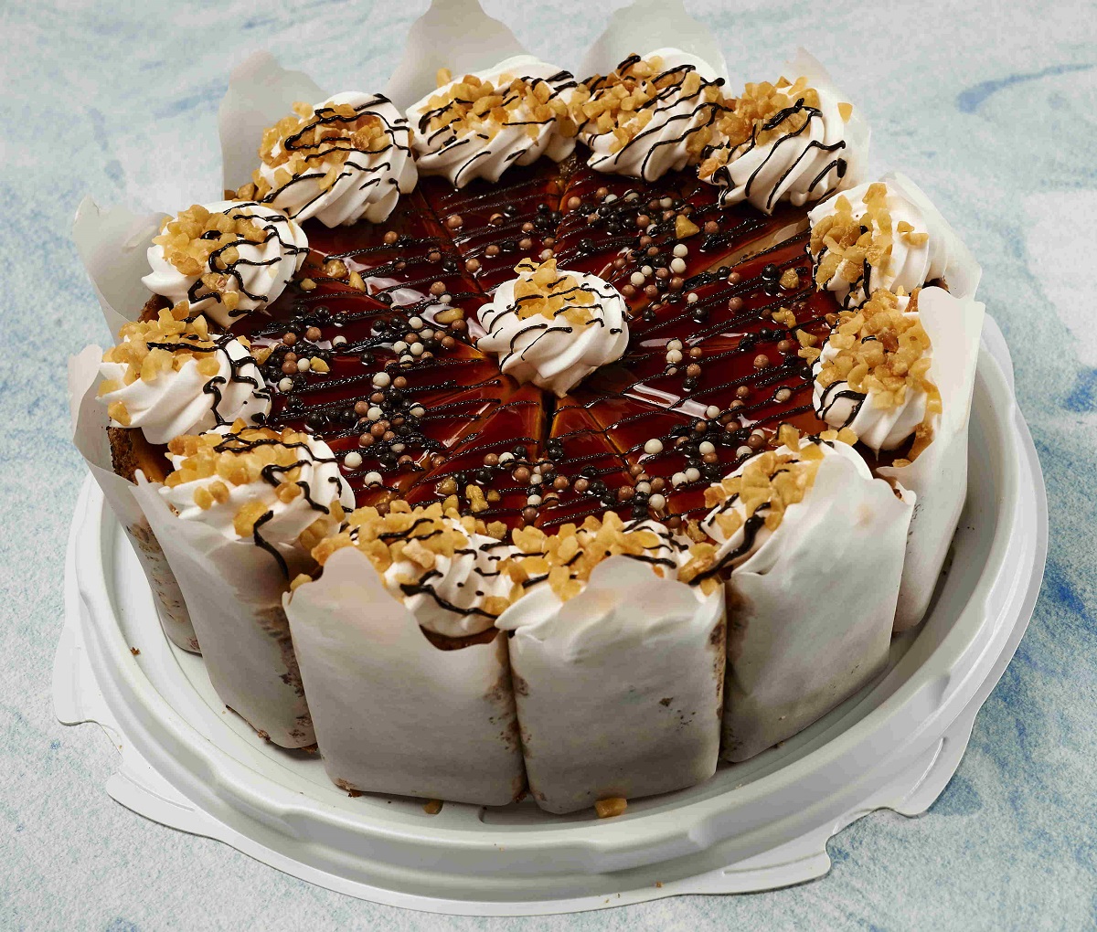 Торт Карамельный 10 кусков Соблазн 1кг