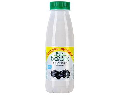 Йогурт БИО БАЛАНС питьевой чернослив 330г