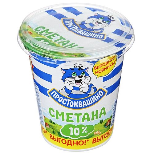ПРОСТОКВАШИНО Сметана 10% 300г ПРОСТОКВАШИНО Сметана 10% 300г