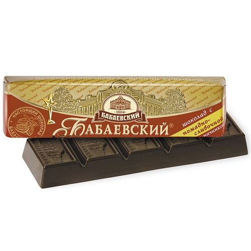 Бабаевский  Батончик шоколадный со сливочной начинкой 4X50г