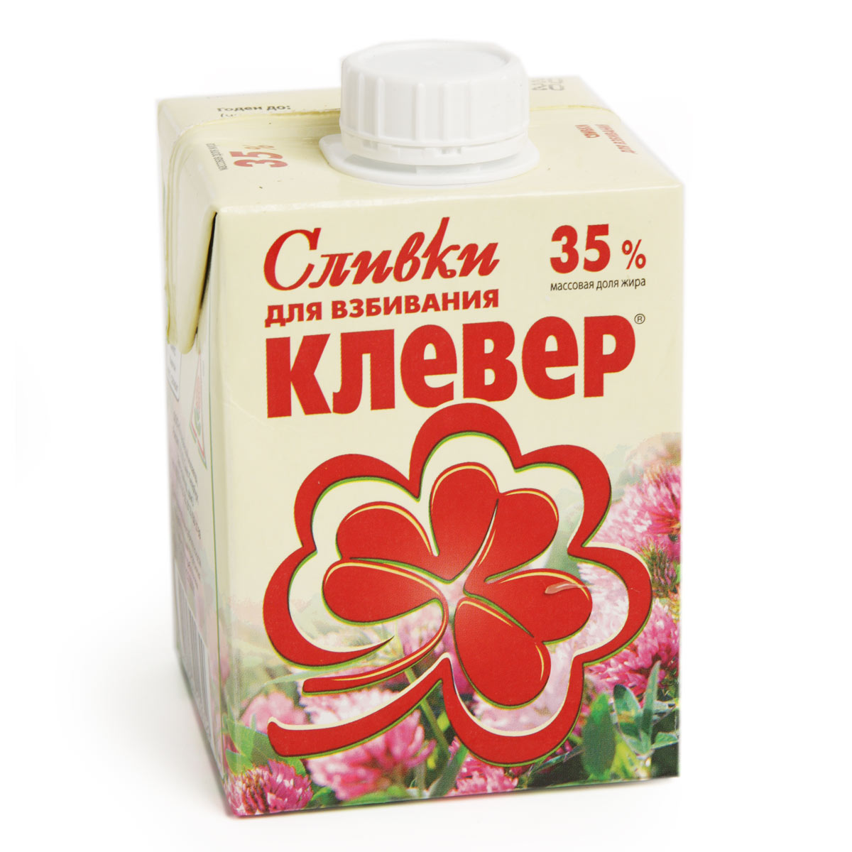 Сливки Клевер 35% Пискаревский МПЗ 0.5л