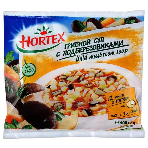 HORTEX Грибной суп с подберезовиками 400г