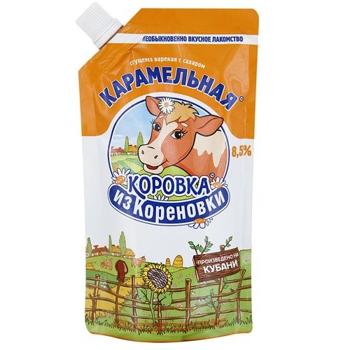 КОРОВКА ИЗ КОРЕНОВКИ сгущека вареная с сахаром 270г