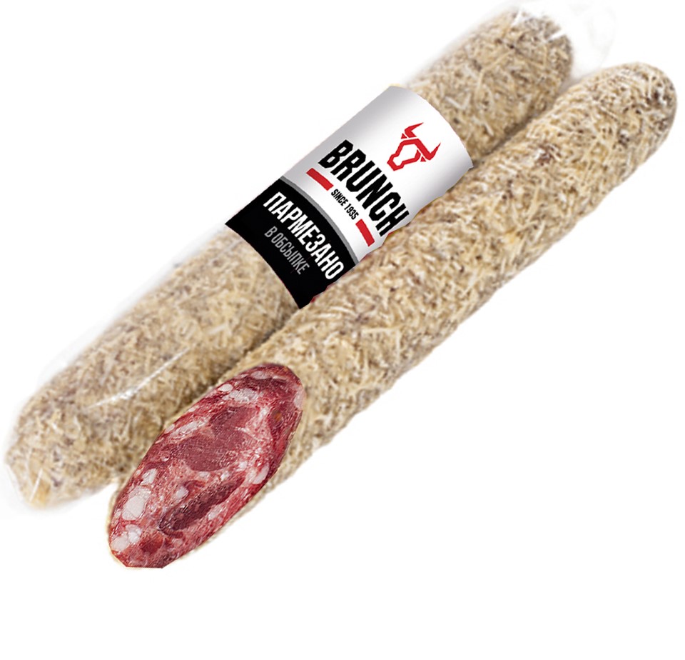 BRUNCH Колбаса сырокопченая ПАРМЕЗАНО в обсыпке Брянский МК