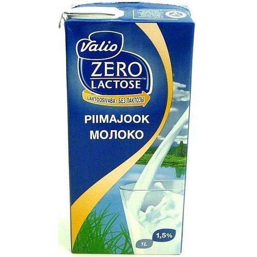 VALIO Молоко пастеризованное безлактозное 1.5% 1л