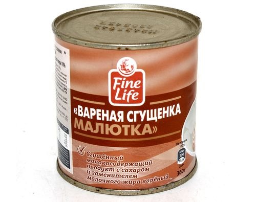 FINE LIFE Вареная сгущенка МАЛЮТКА 360г