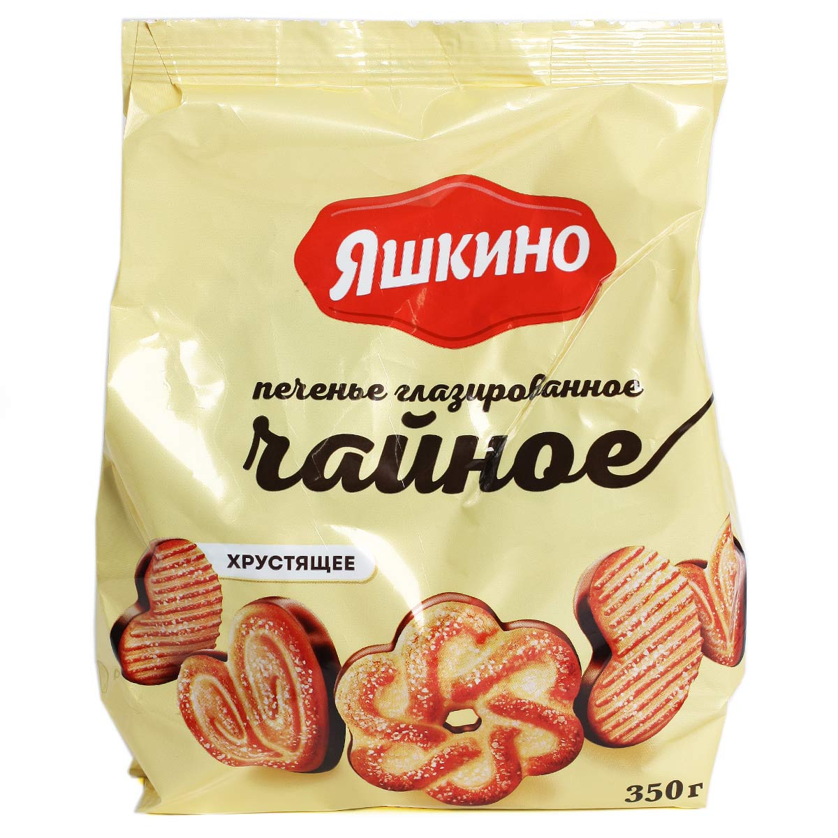 Яшкино печенье глазированное чайное 350г Яшкино печенье глазированное чайное 350г
