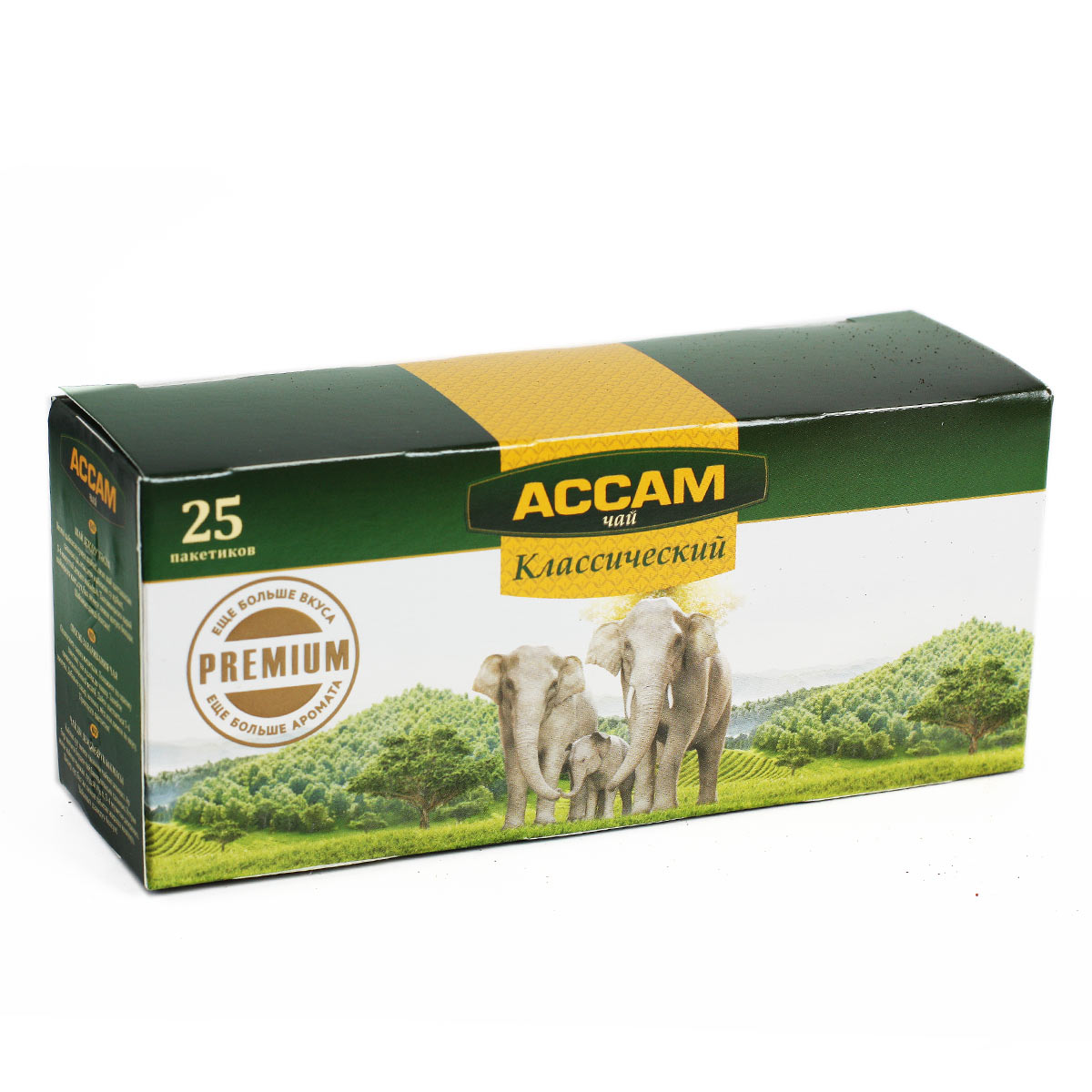 АССАМ классический чай черный премиум 25пак X2г 50г