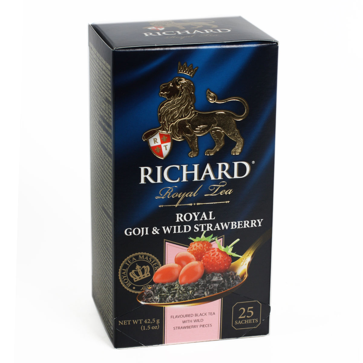 Чай Ричард черный Roal Goji & Strawberry 25X2г 50г Чай Ричард черный Roal Goji & Strawberry 25X2г 50г