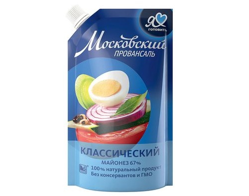 МОСКОВСКИЙ ПРОВАНСАЛЬ майонез 67% 700мл МОСКОВСКИЙ ПРОВАНСАЛЬ майонез 67% 700мл
