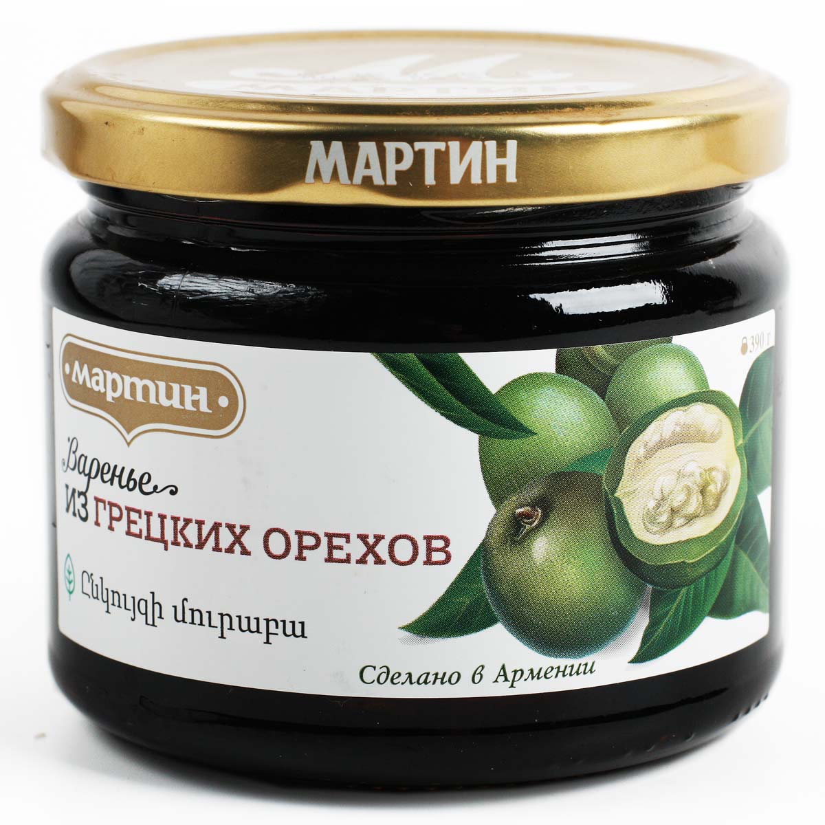 Варенье из грецких орехов МАРТИН 380г Варенье из грецких орехов МАРТИН 380г