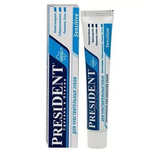 PRESIDENT SENSITIVE зубная паста 75мл PRESIDENT SENSITIVE зубная паста 75мл