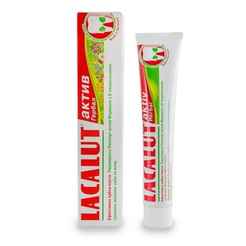 LACALUT зубная паста Лакалют Herbal Aktiv 75мл
