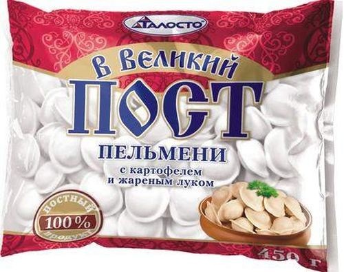 ТАЛОСТО пельмени Великий пост с картофелем и жареным луком 450г