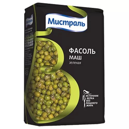 Мистраль фасоль Маш зеленая 450г